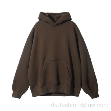 Übergroßer Pullover Baumwoll -Fleece -Hoodies